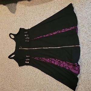 black goth lace dress NWOT M #183